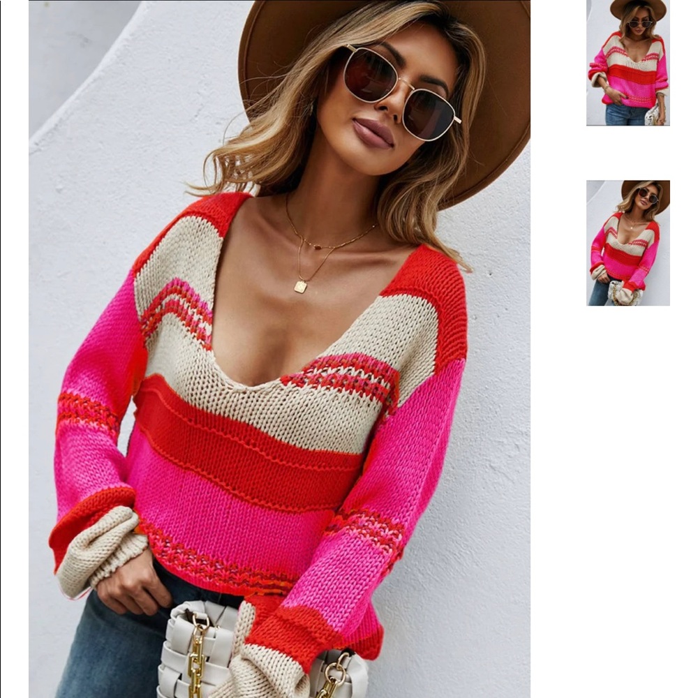 V Neck Sweater